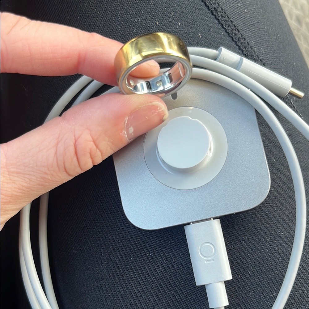 Gold Oura Smart Ring